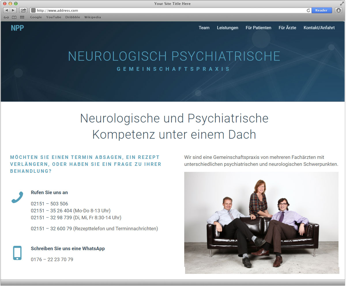 Website Neurologen Krefelde
